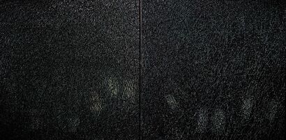 Towards the dark (9) from the Clearances series - a Paint Artowrk by Małgorzata Czerniawska